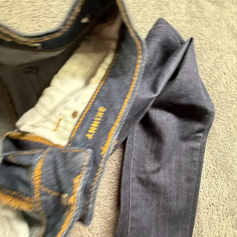 American Eagle Men's Flex Skinny Jeans Dark Wash Denim 29x30 Tapered Leg
